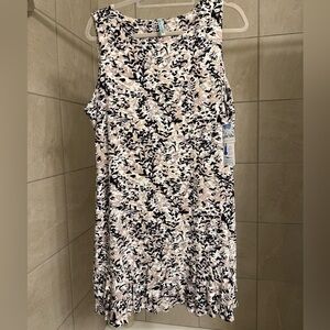 NWT Beachtime UPF 50+ / cooling effect sleeveless ruffled bottom dress, size XL